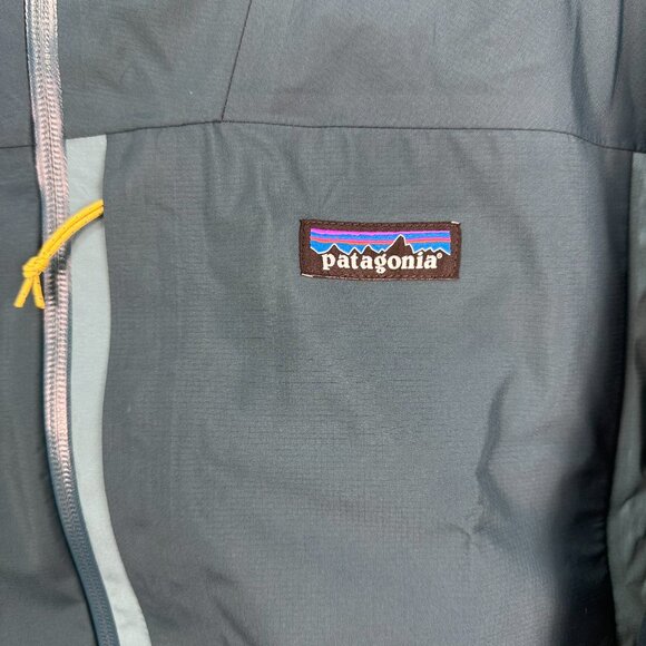 patagonia Men's Boulder Fork Waterproof Hooded Zip Up Rain Jacket, Size XL, Blue - Picture 6 of 16